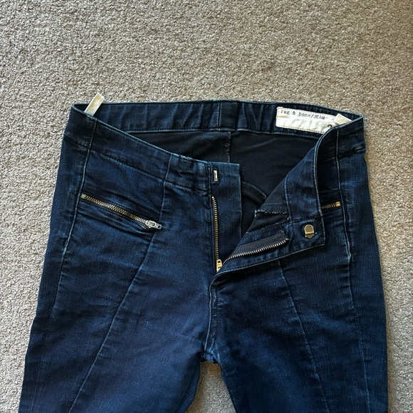 Rag & Bone Skinny Trouser Jeans - Picture 4 of 12